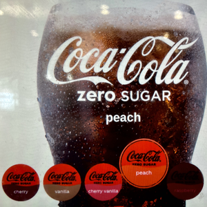 Peach Coke Zero!