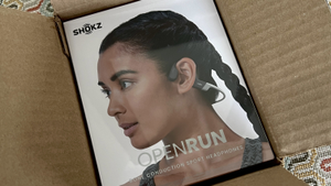 My new Shokz bone conduction headphones