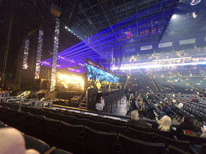 View from our seats before the show