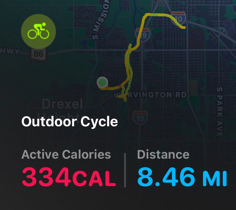 Cycling Tucson (8.45 miles)
