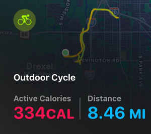 Cycling Tucson (8.45 miles)