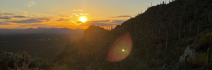 Sunset at Gates Pass, Tucson Mountain Park