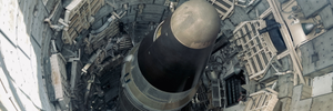 This Titan II missile (one of 54) was capable of delivering a 9 megaton warhead to its target up to 8,700 nautical miles (16,000 km) away.