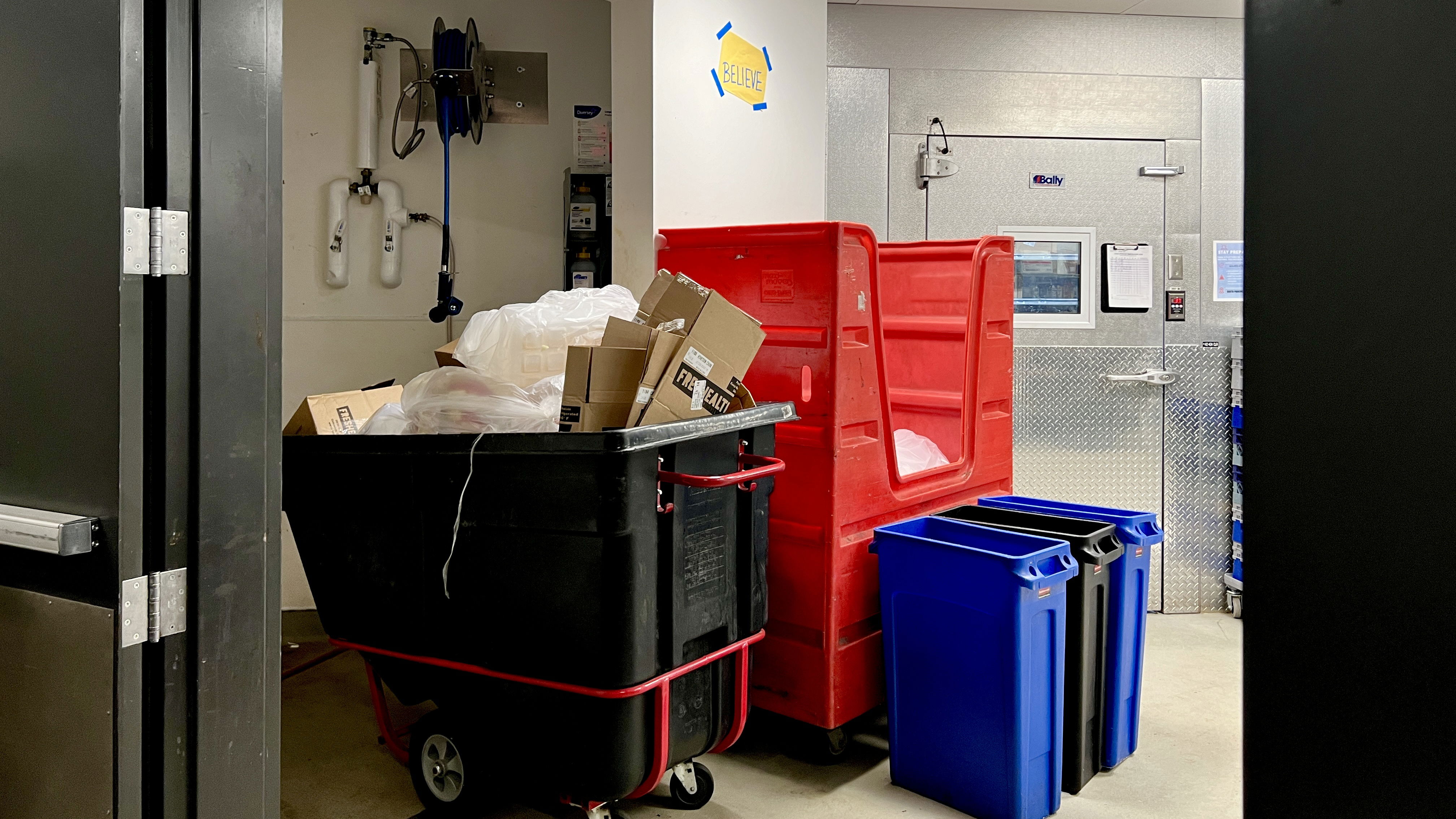 The kitchen staff at Lower.com Field believe in “Believe.