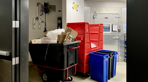The kitchen staff at Lower.com Field believe in “Believe.