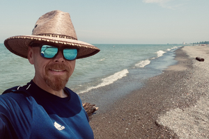 Beach selfie