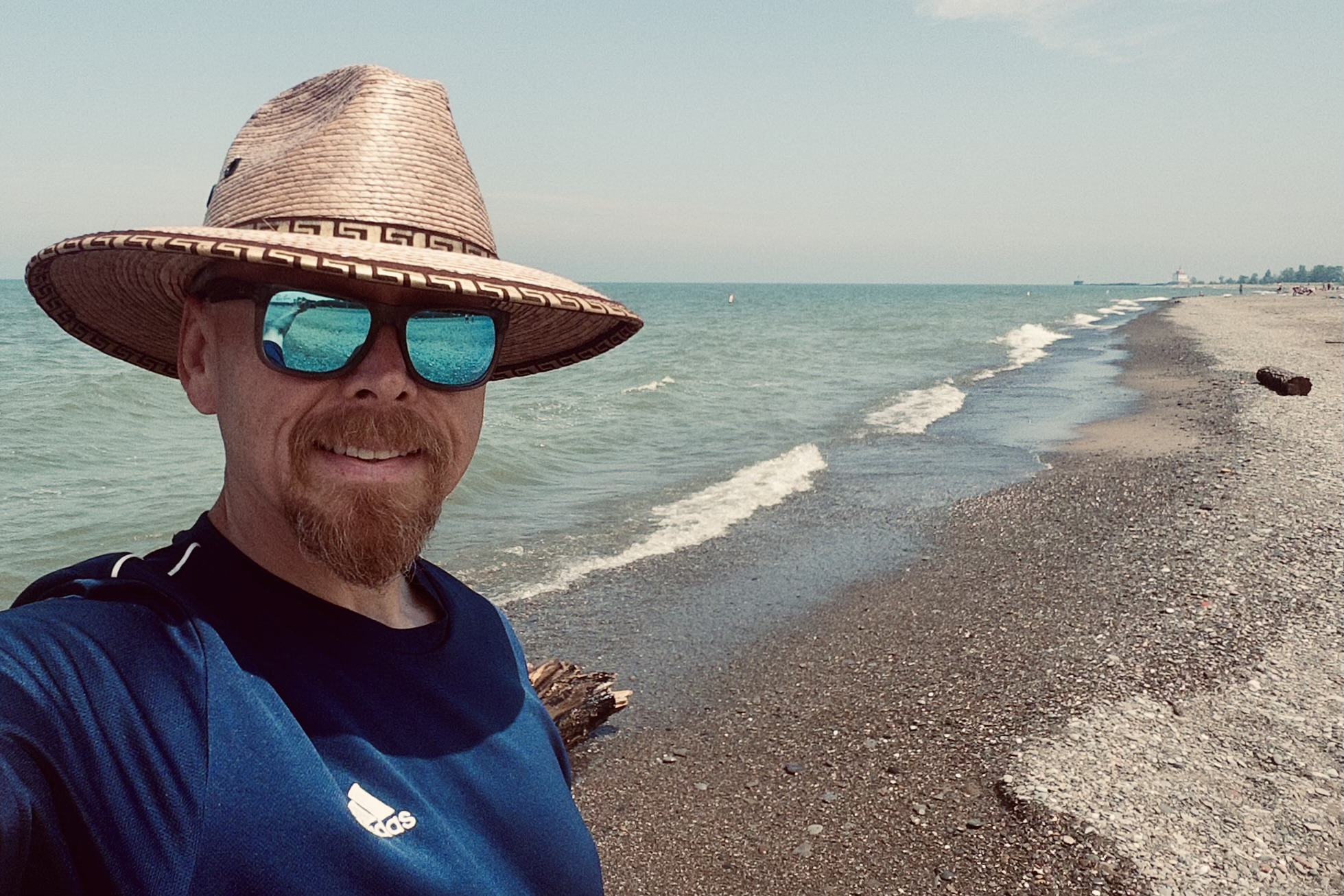 Beach selfie