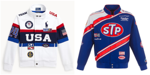 The Team USA jackets looked like they belonged at the race track.